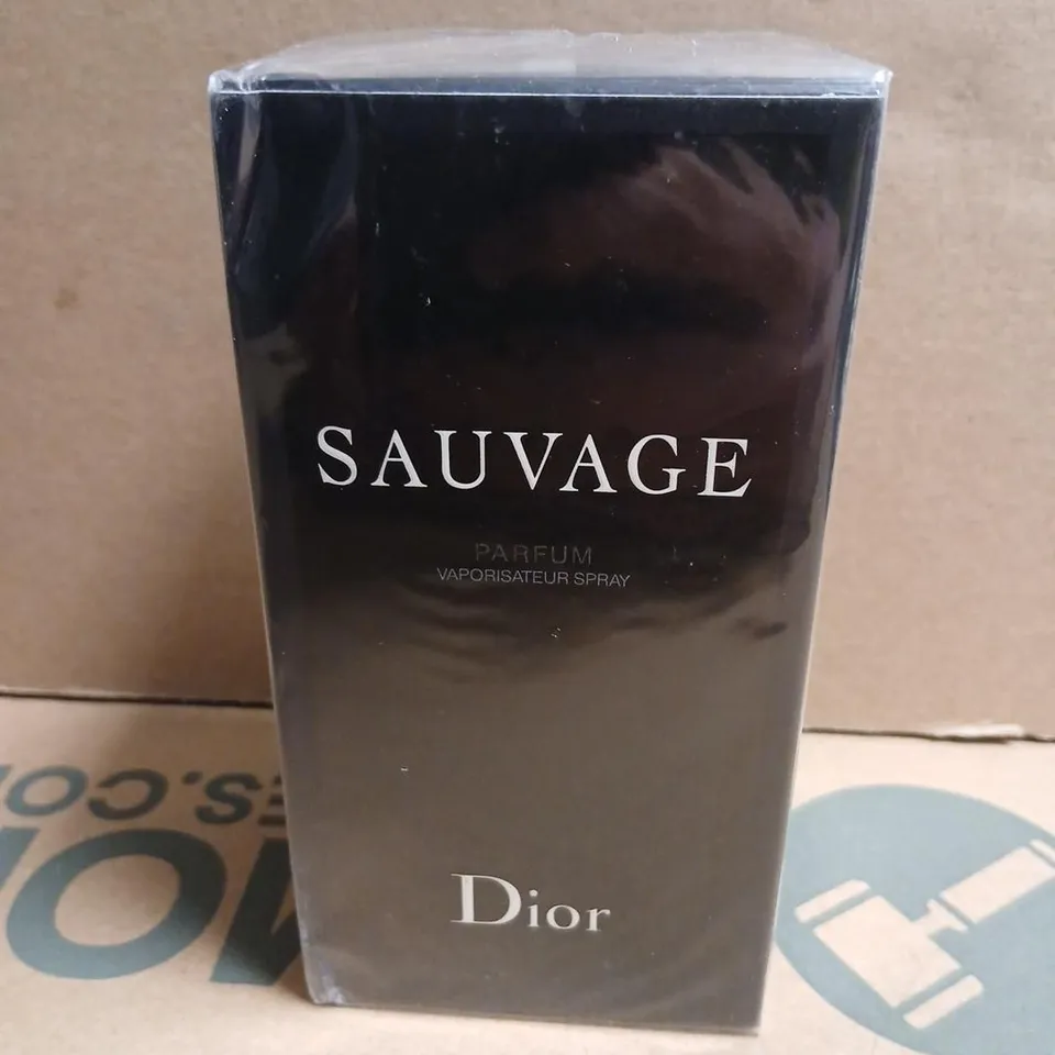 BOXED DIOR SAUVAGE PARFUM VAPORISATEUR SPRAY 100ML