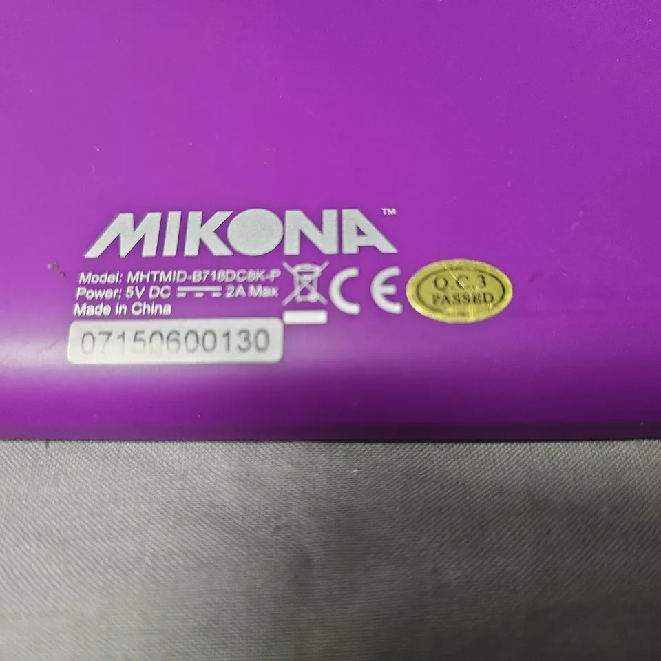 MIKONA TABLET – PURPLE, MODEL MHTMID-B71DCBK-P