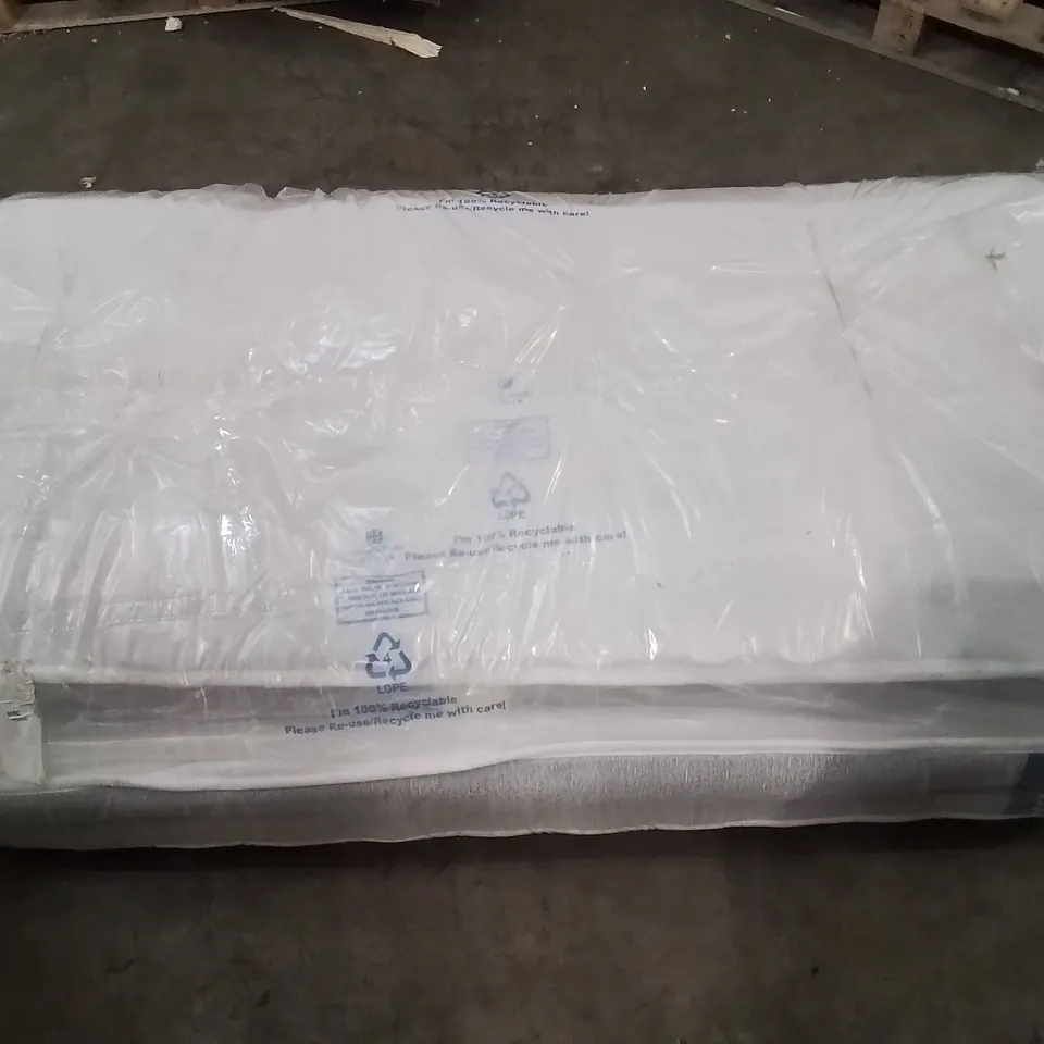 QUALITY BAGGED ADAMINE SERENITY COIL SPRING AND COMFORT FOAM HYBRID 4'6" MATTRESS