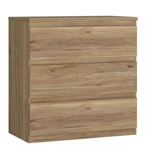 LISSON CHEST OF 3 DRAWERS - NEW OAK - COLLECTION ONLY