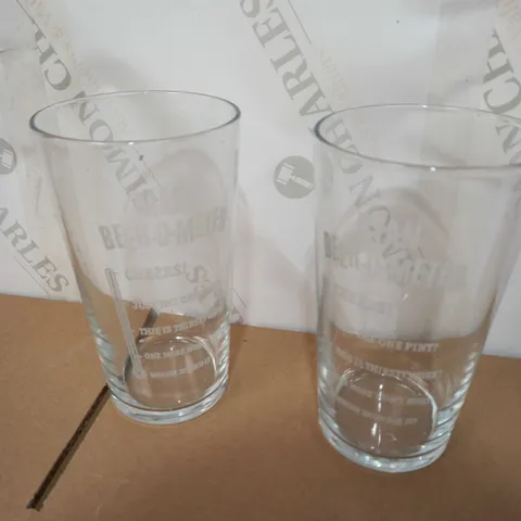PERSONALISED BEER-O-METER PINT GLASS