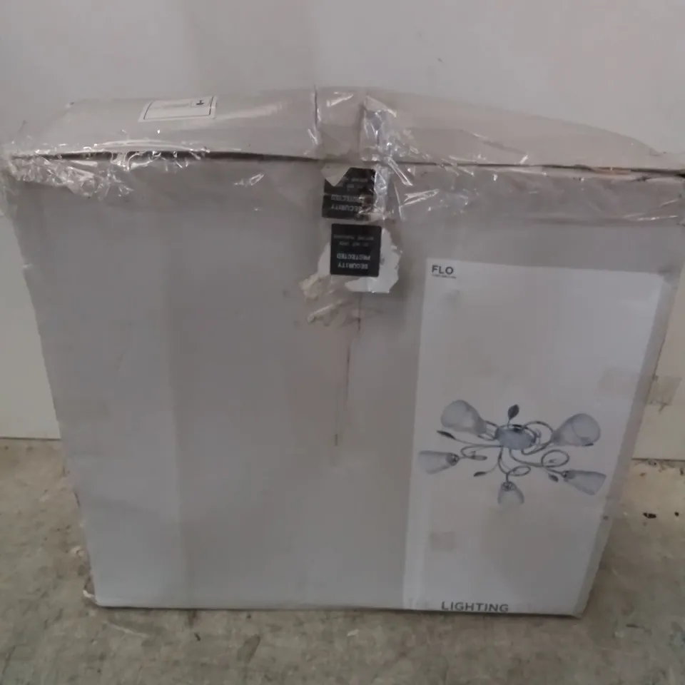 BOXED FLO 5-LIGHT SEMI FLUSH