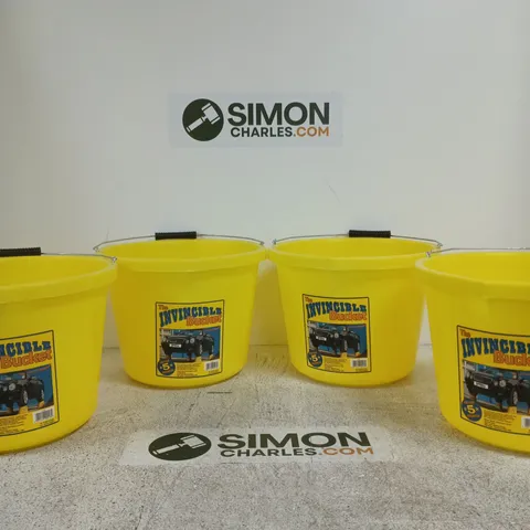 4X THE INVINCIBLE BUCKET – YELLOW BUCKET