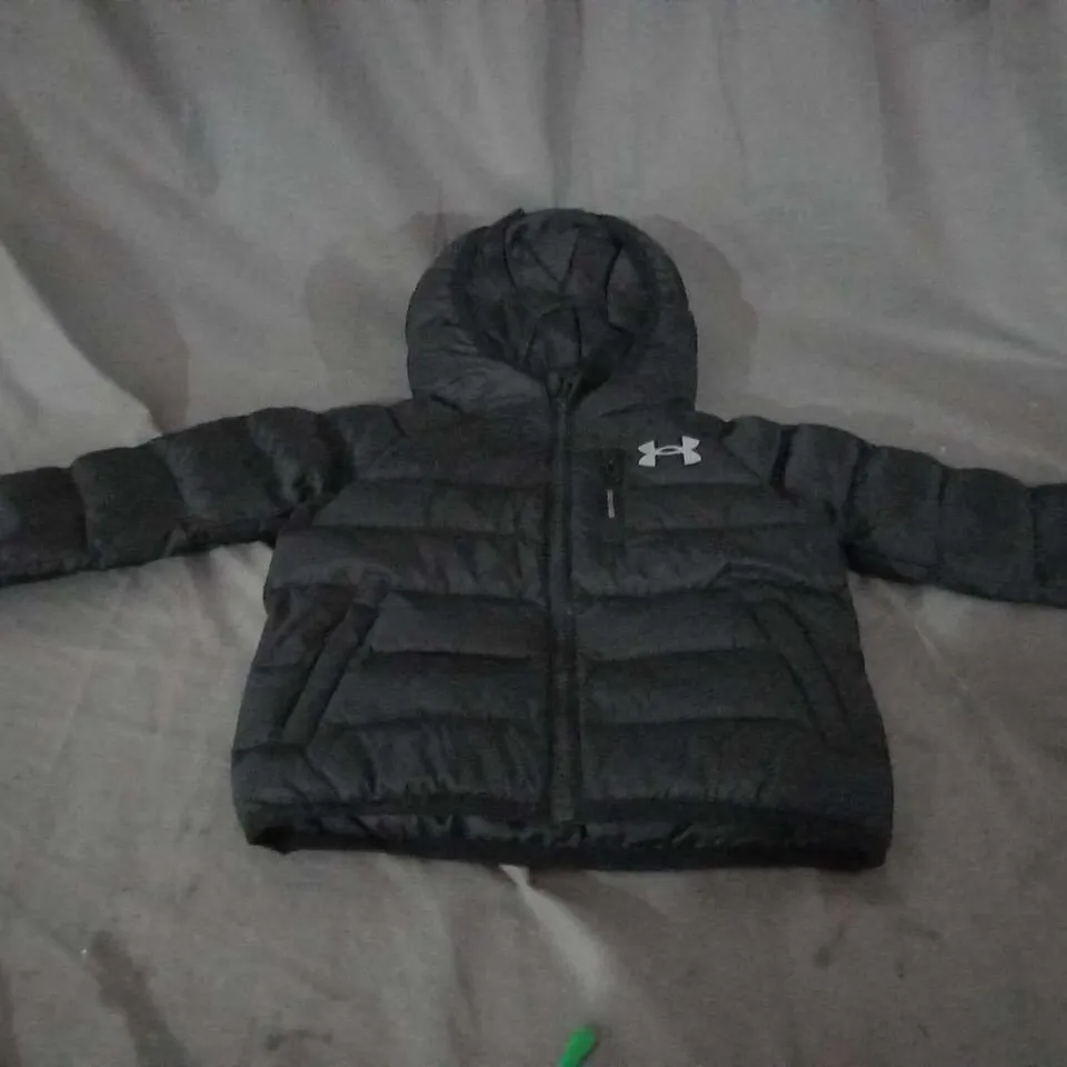 UNDER ARMOUR PRONTO PAD BLACK KIDS JACKET SIZE 18-24 MONTHS