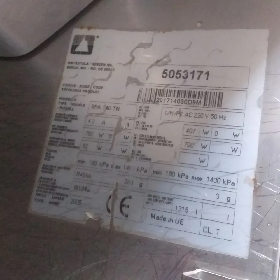 SPA TN 140 DOUBLE DOOR FRIDGE 