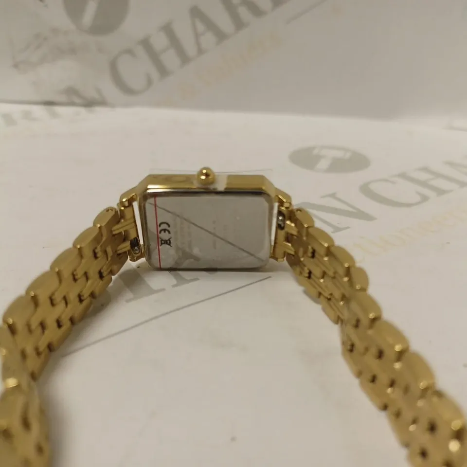 OCTAGON XS WATCH - GOLD - STAINLESS STEEL STRAP - OBGSG-O61 - ROSEFIELD