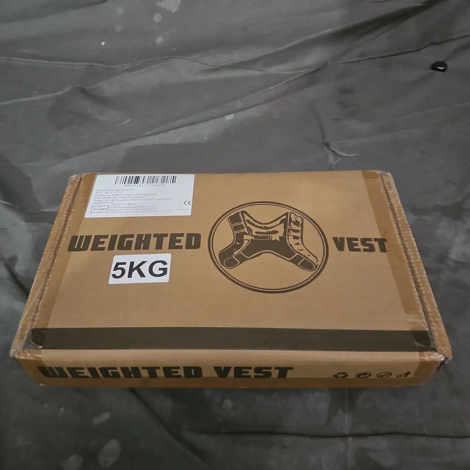 BOXED 5KG WEIGHTED VEST