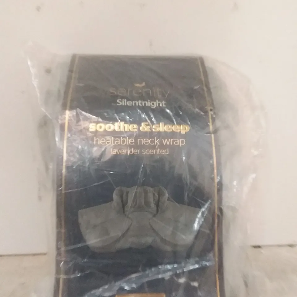 PACKAGED SILENT NIGHT HEATED NECK WRAP