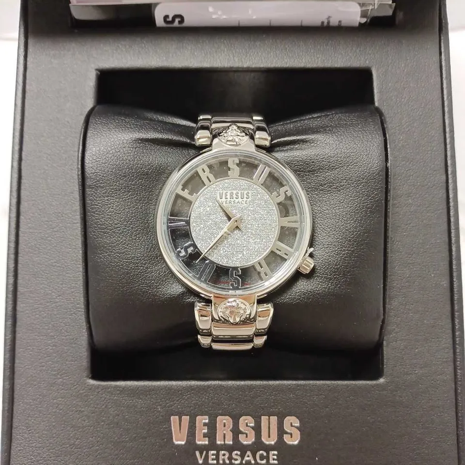 VERSACE VERSUS KIRSTENHOF STAINLESS STEEL WATCH RRP £190