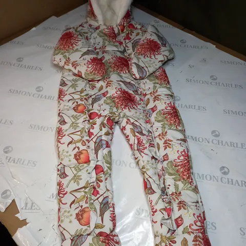 DOLLY WEAR FLORAL & AUTUMN THEMED SNOWSUIT - SIZE 2-3 YEARS