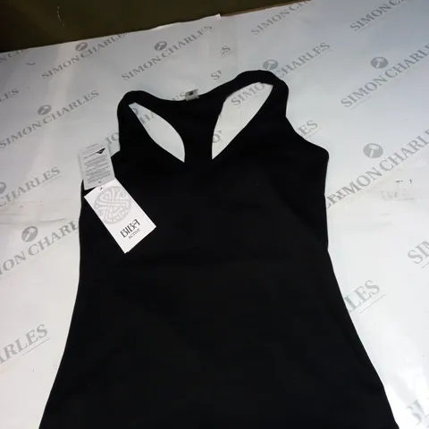 BIBA ACTIVE TANK TOP IN BLACK - 10 (S)
