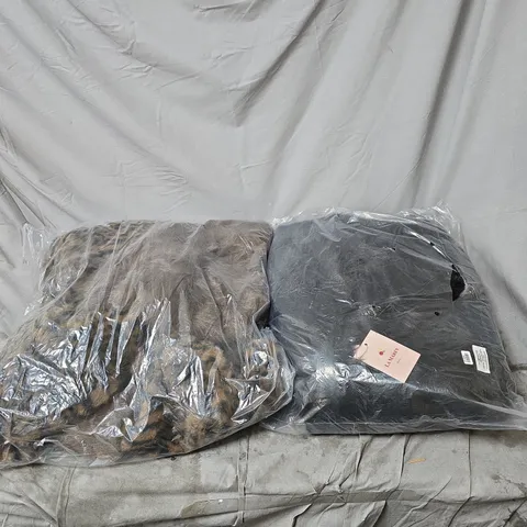 BOX OF APPROXIMATELY 8 ASSORTED LA MAREY CLOTHING ITEMS TO INCLUDE ANIMAL PRINT COAT