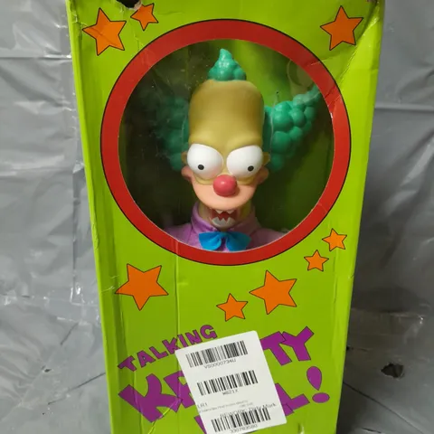 THE SIMPSONS FEAT PLUSH KRUSTY