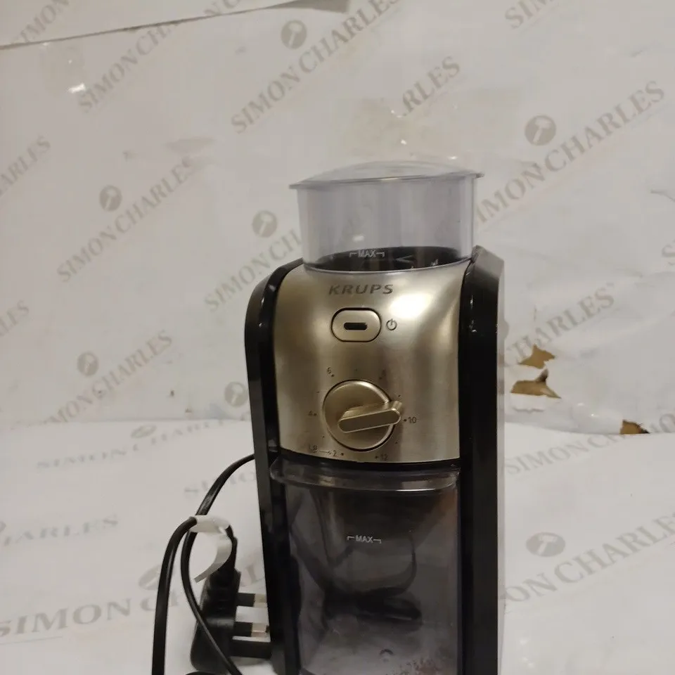 KRUPS EXPERT BURR GRINDER FOR COFFEE BEANS