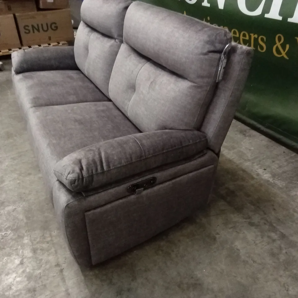IVANA 3 SEATER FABRIC POWER RECLINER SOFA WITH USB CHARGING AND STORAGE RRP £1199