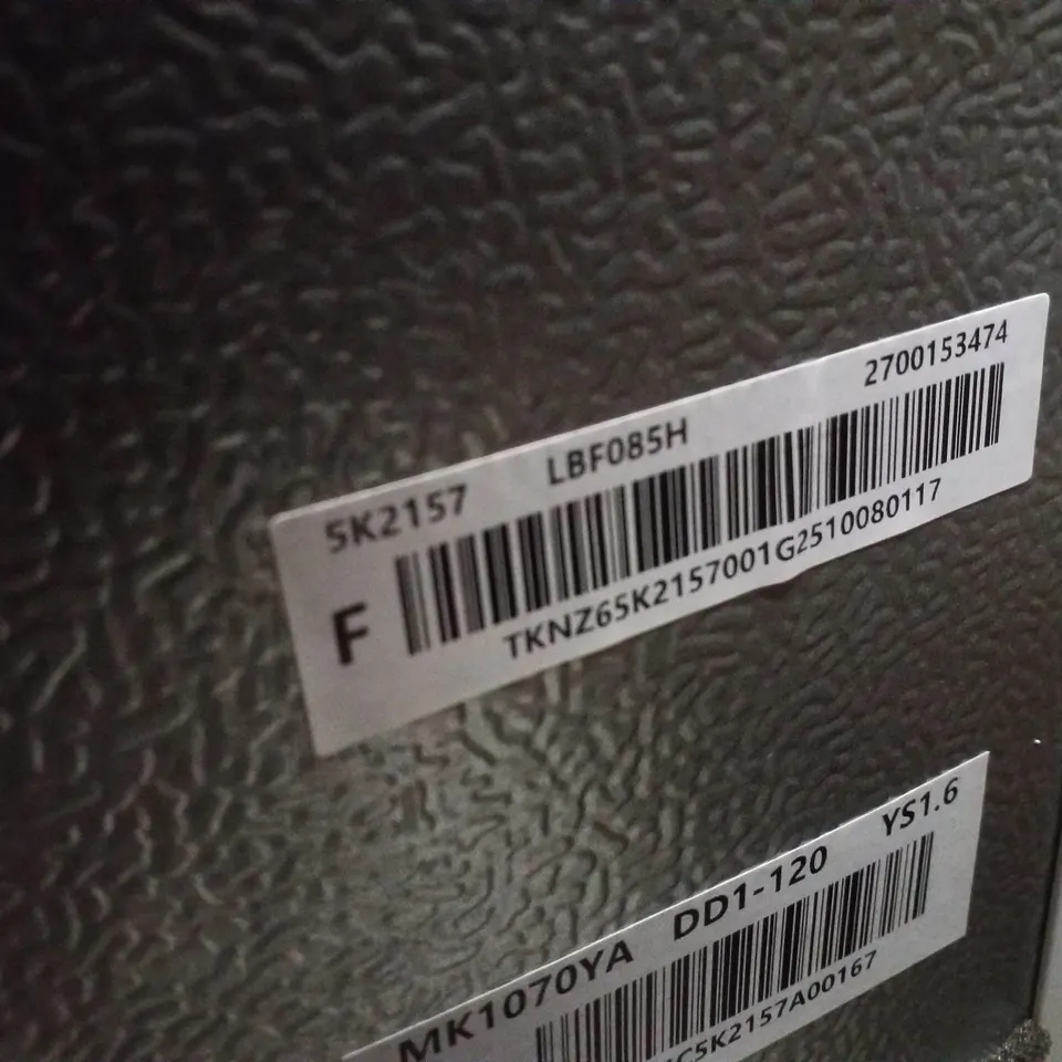 TEKNIX LBF085H FREESTANDING UNDERCOUNTER FREEZER - 55CM WIDTH - 90L