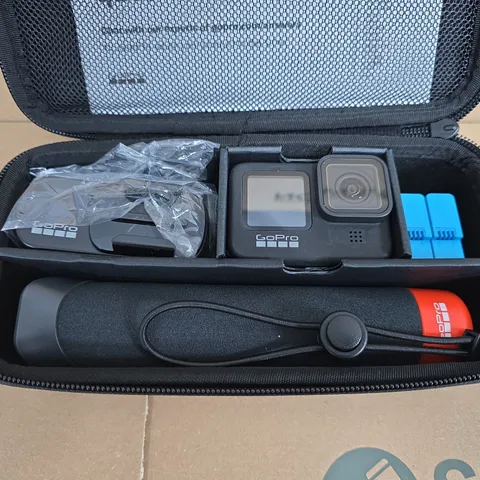 GOPRO HERO9 BLACK ACTION CAMERA WITH CASE & ACCESSORIES