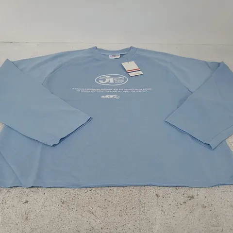 BOX OF APPROXIMATELY 20 CROPPED HONDA JT RACING CREW FLEECE - SIZE LARGE