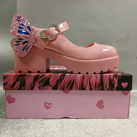 BOXED PAIR OF KOI TIRA PINK MARY JANES GOOD FAIRY EDITION SIZE UK 10
