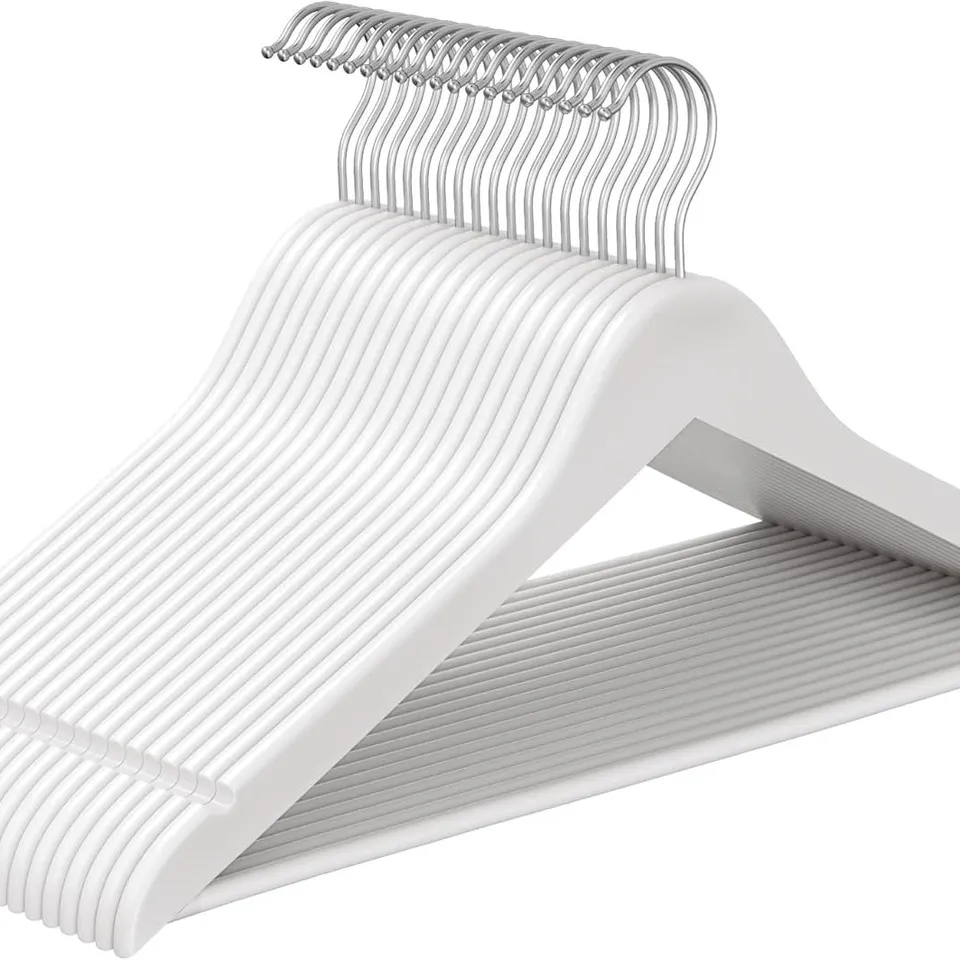 BOXED SONGMICS WOODEN COAT HANGERS