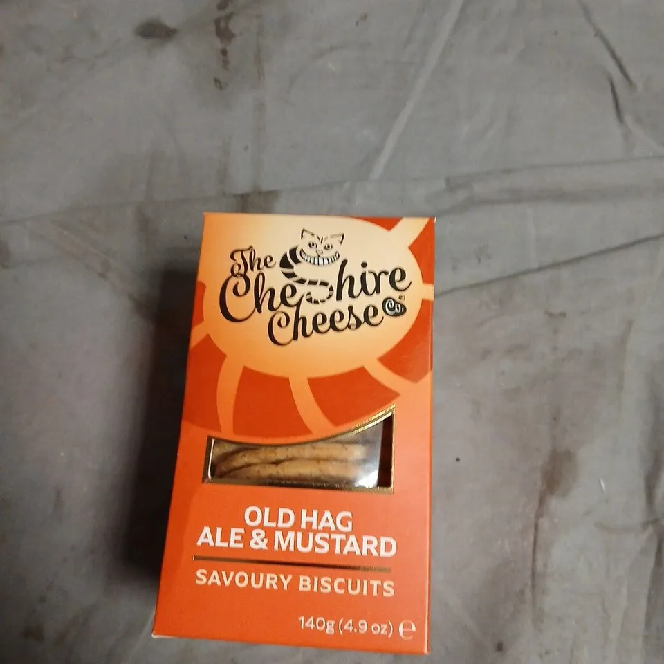 APPROXIMATELY 15 ASSORTED FOOD ITEMS INCLUDING THE CHESHIRE CHEESE SAVOURY BISCUITS , RED CHILLI JAM AND MILK CHOCOLATE BUTTONS