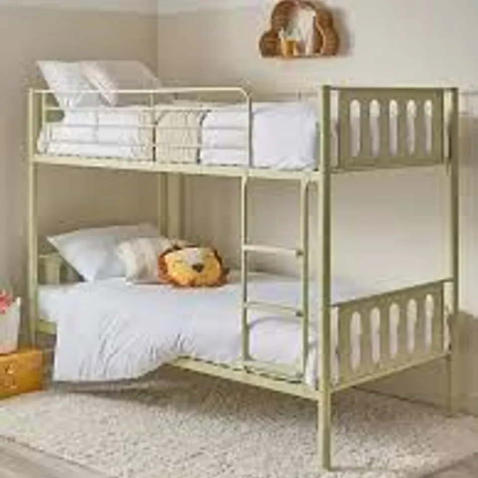 BOXED CYBER BUNK BED FRAME - SAGE GREEN