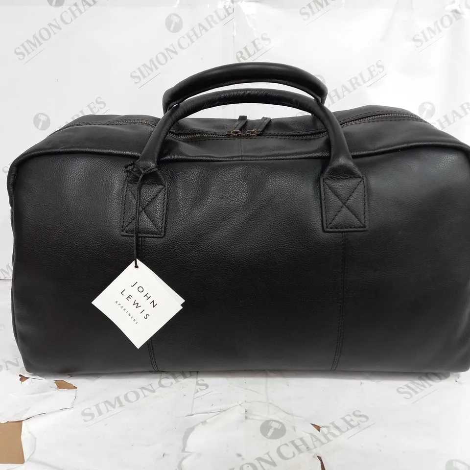 JOHN LEWIS DUFFLE BAG IN BLACK