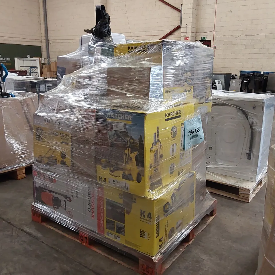 PALLET OF APPROXIMATELY 23 UNPROCESSED RAW RETURN HOUSEHOLD AND ELECTRICAL GOODS TO INCLUDE;