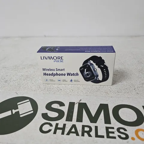 LIVMORE PULSE WIRELESS SMART HEADPHONE WATCH β BOXED