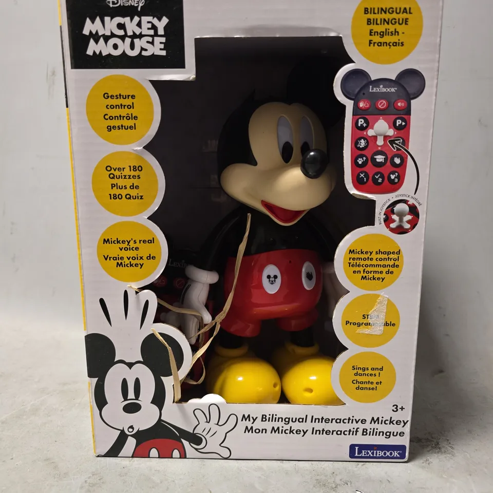 BOXED DISNEY MICKEY MOUSE MY BILINGUAL INTERACTIVE MICKEY 