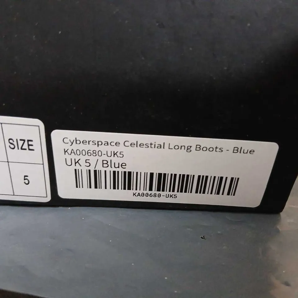 KOI UK5 CYBERSPACE CELESTIAL LONG BOOTS – BLUE (WOMEN'S)