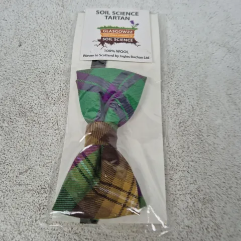 SOIL SCIENCE TARTAN BOW TIE – 100% WOOL, MADE IN SCOTLAND