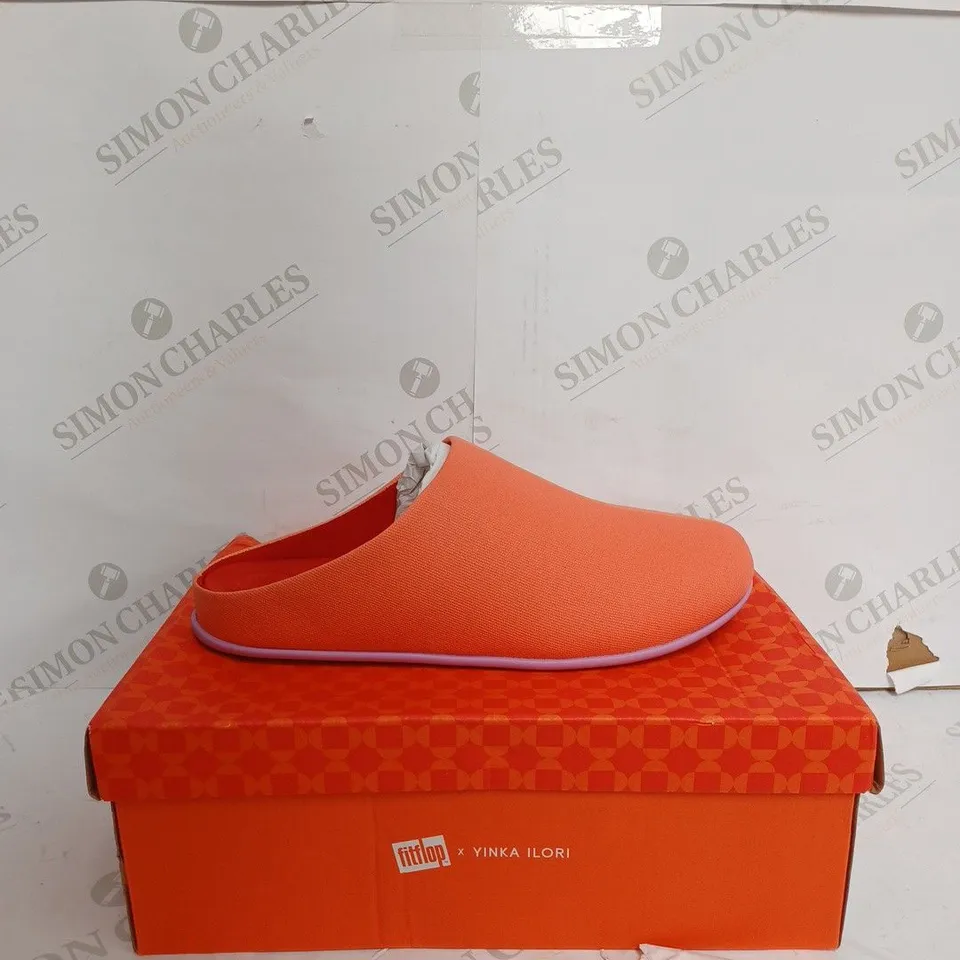 FIT FLOP CHRISSIE X YINKA ILORI IN ORANGE & YELLOW MIX - UK 6.5