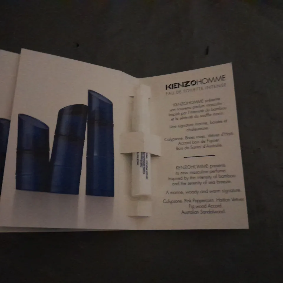 APPROXIMATELY 1007 KENZO HOMME EAU DE TOILETTE INTENSE 1ML SAMPLES