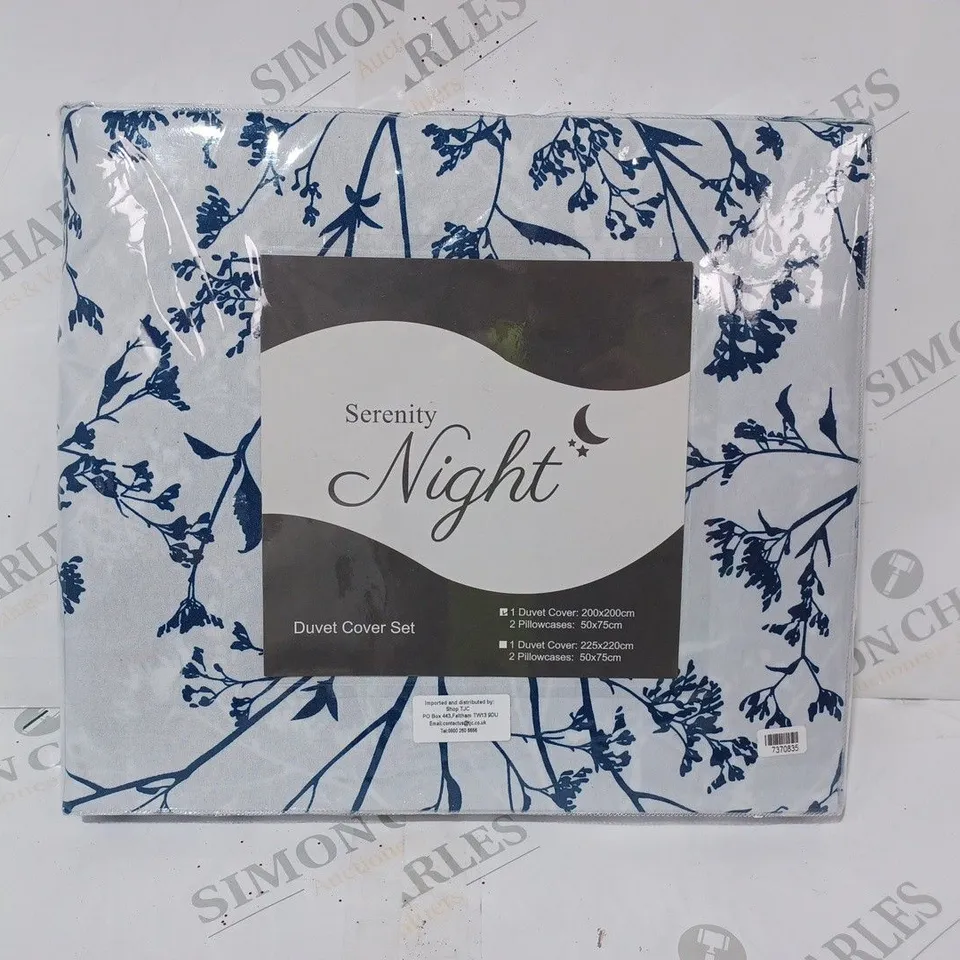 SERENITY NIGHT DUVET COVER SET (200X200CM)