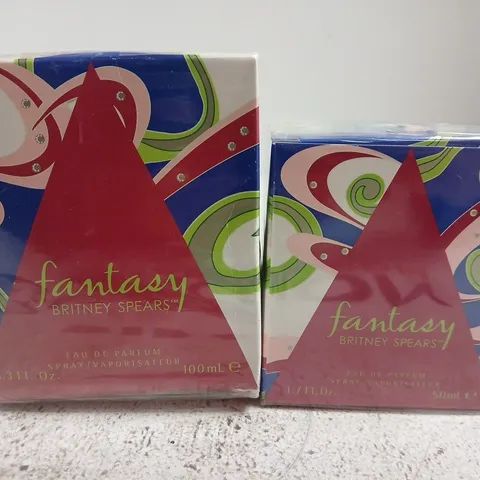 SEALED BRITNEY SPEARS FANTASY EAU DE PARFUM 100ML & 50ML