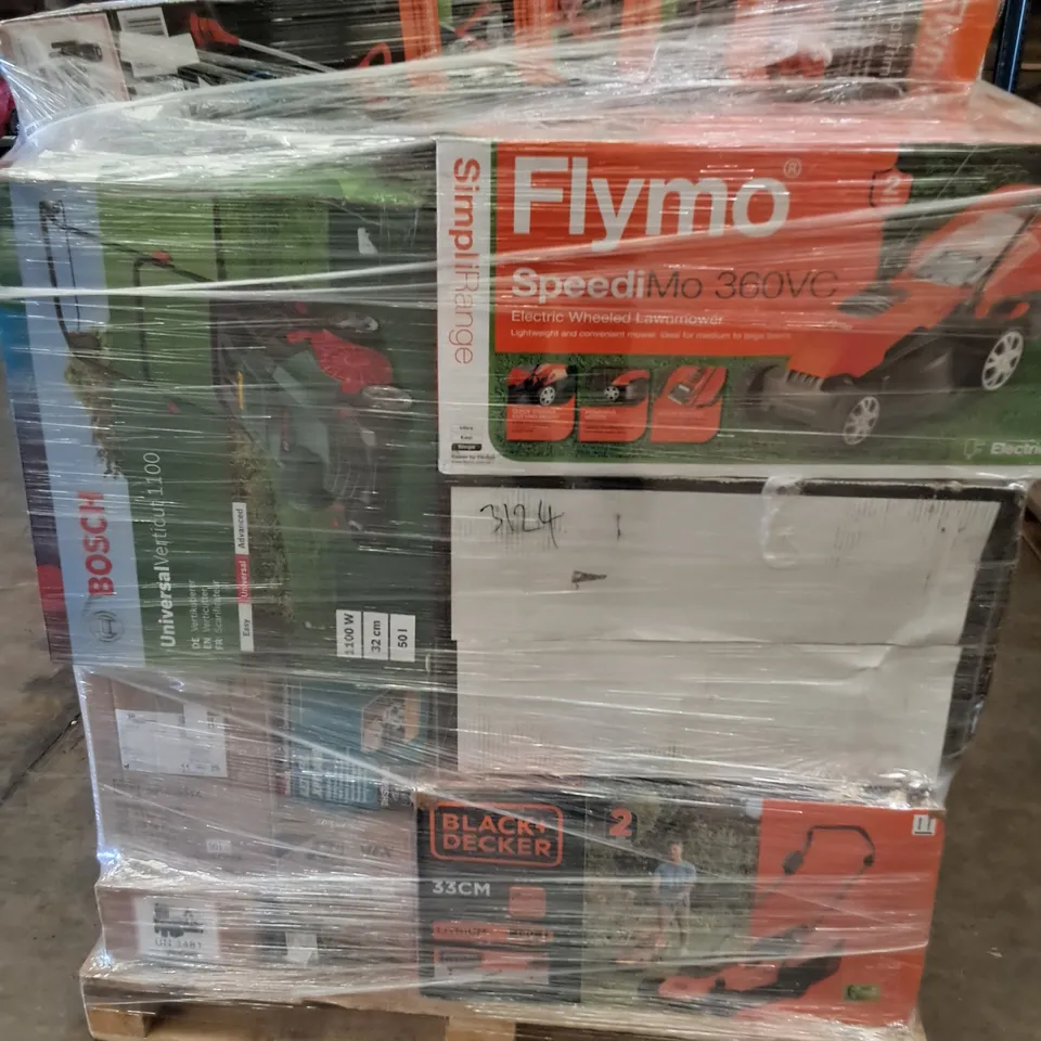 PALLET OF APPROXIMATELY 23 UNPROCESSED RAW RETURN HOUSEHOLD AND ELECTRICAL GOODS TO INCLUDE;