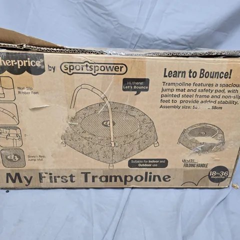 BOXED FISHER-PRICE - MY FIRST TRAMPOLINE 
