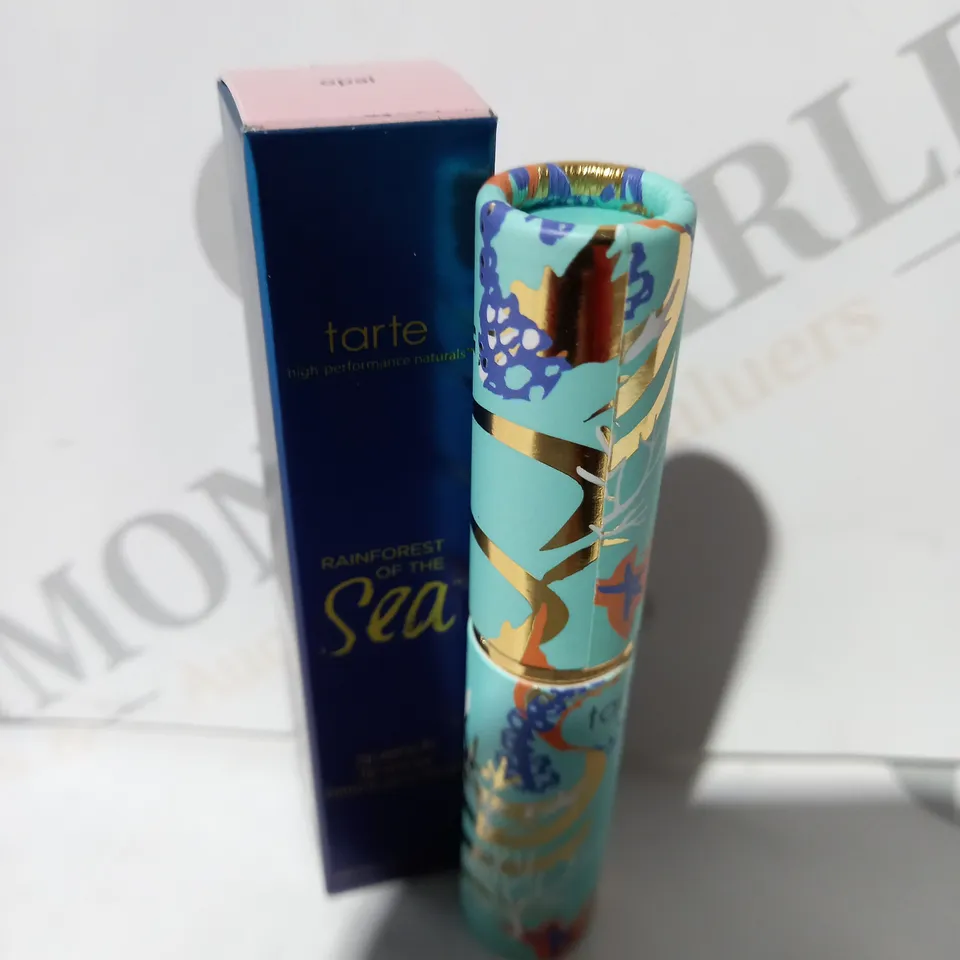 BOXED TARTE RAINFOREST OF THE SEA QUENCH LIP RESCUE - OPAL