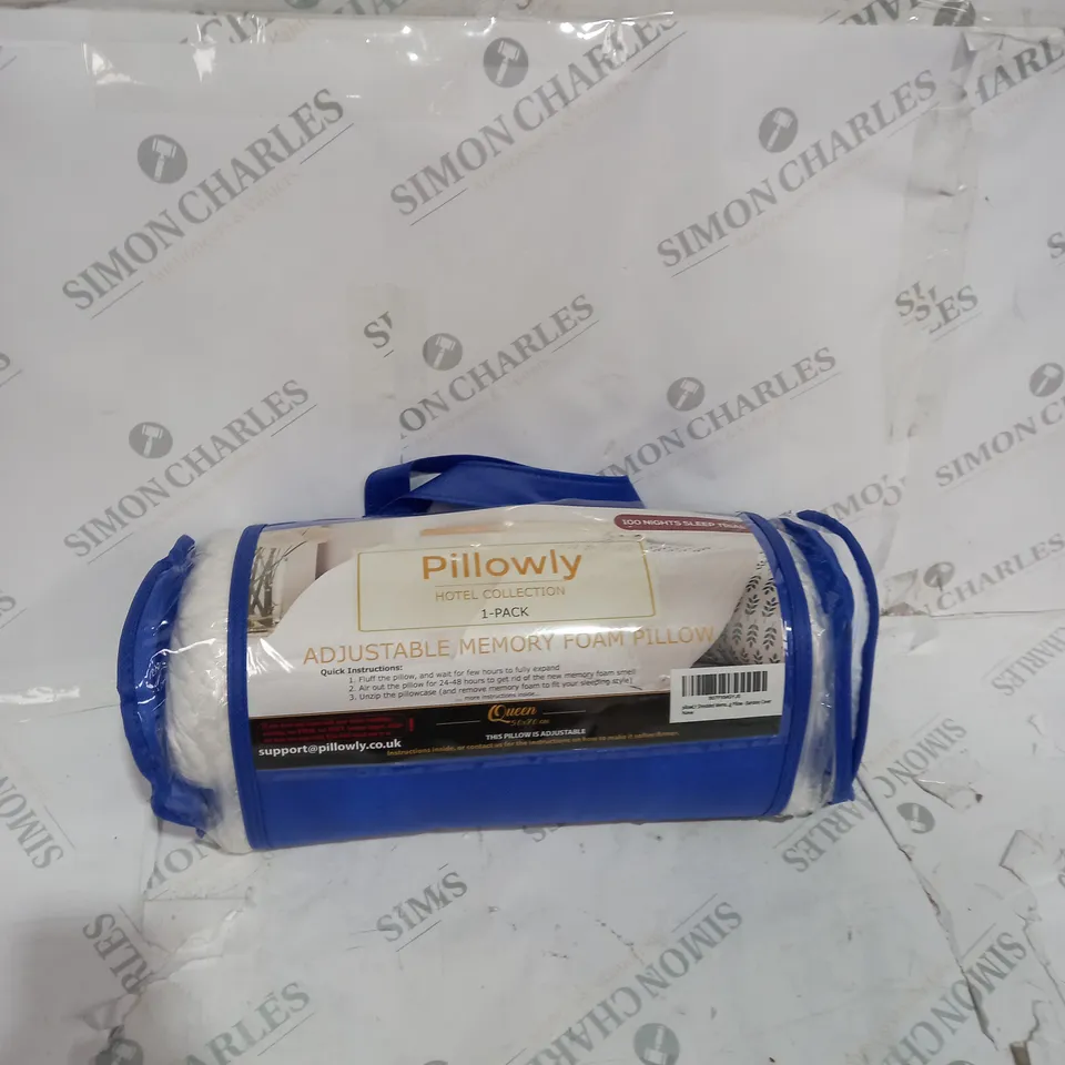 BAGGED PILLOW MEMORY FOAM PILLOW 