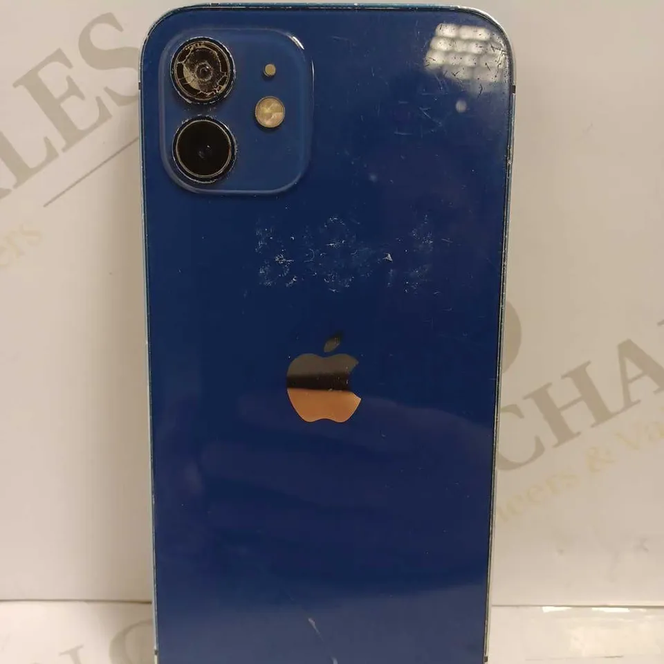 APPLE IPHONE - BLUE MODEL UNKNOWN