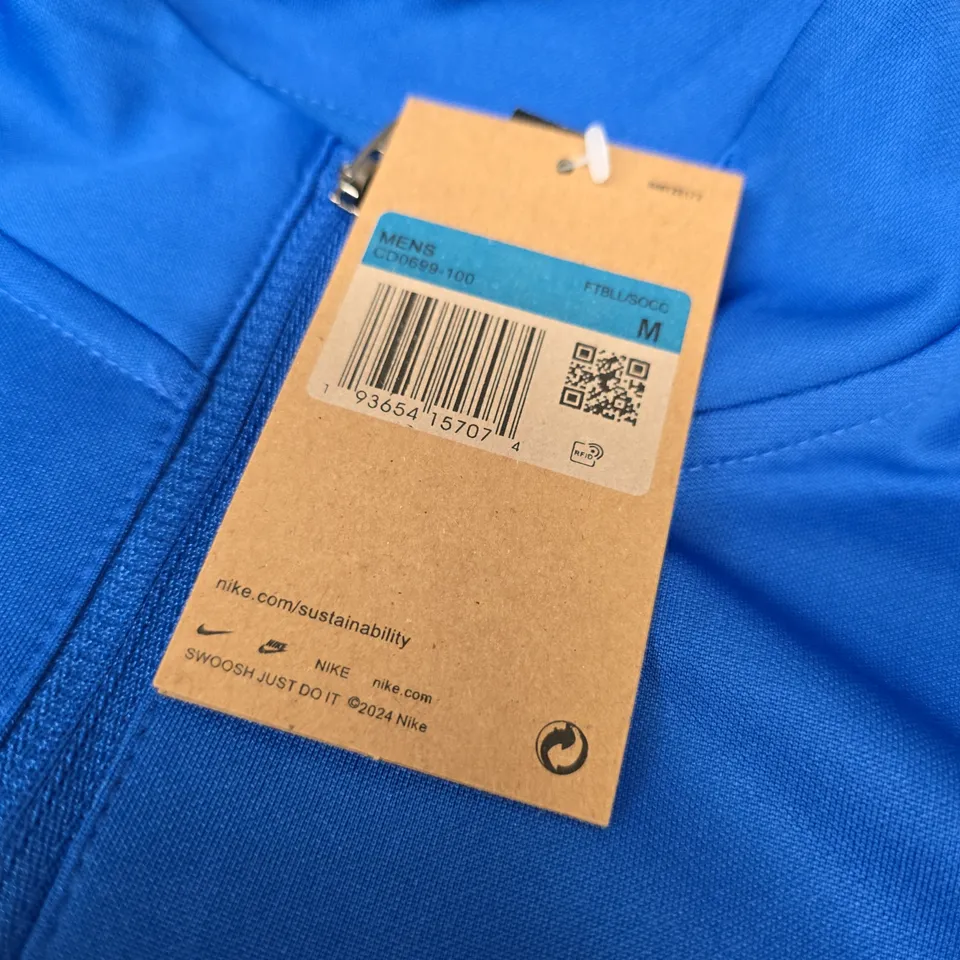 NIKE MEN'S BLUE TRAINING TOP – SIZE M