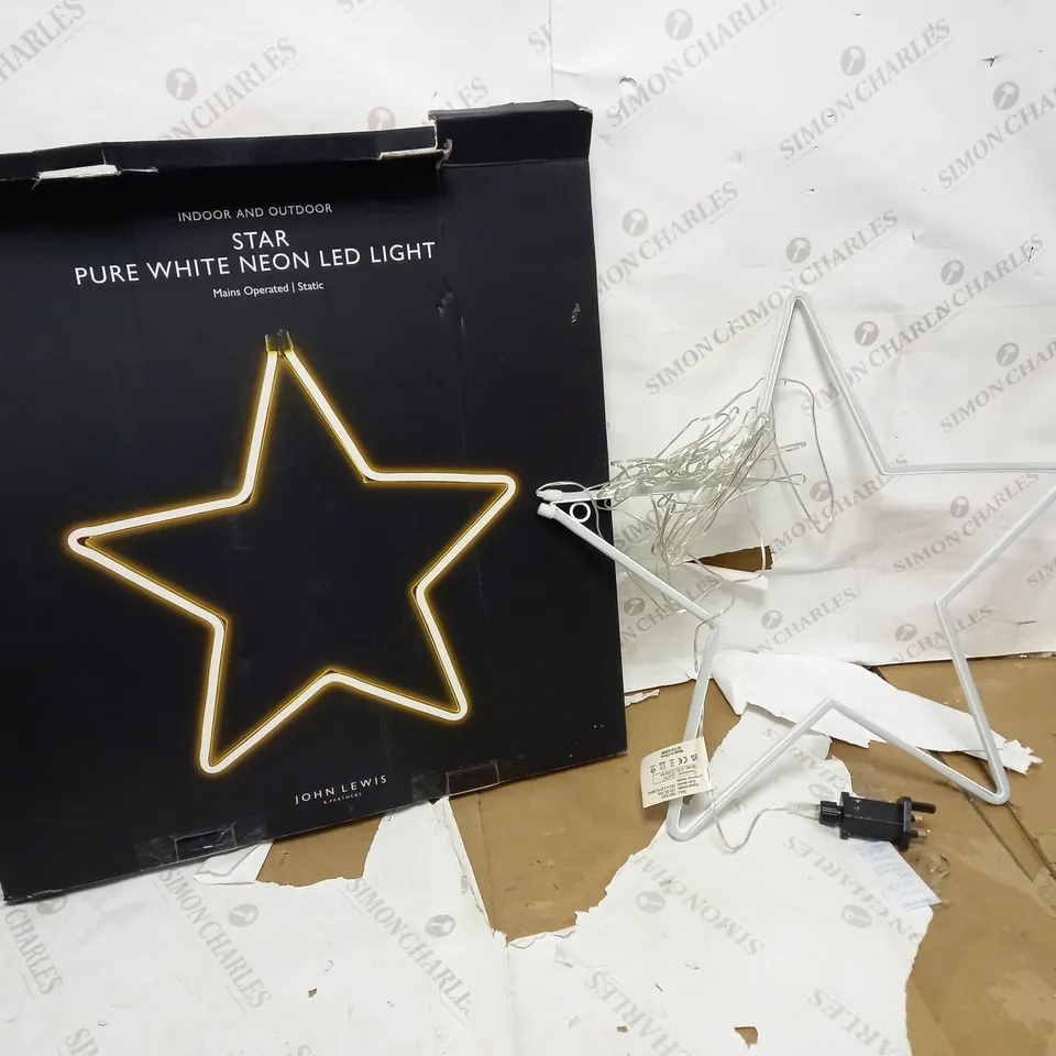 STAR LIGHT PURE WHITE NEON LIGHT