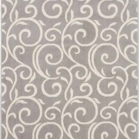 GRAFIX GRF19 GREY RUG, 3'9" X 5'9"