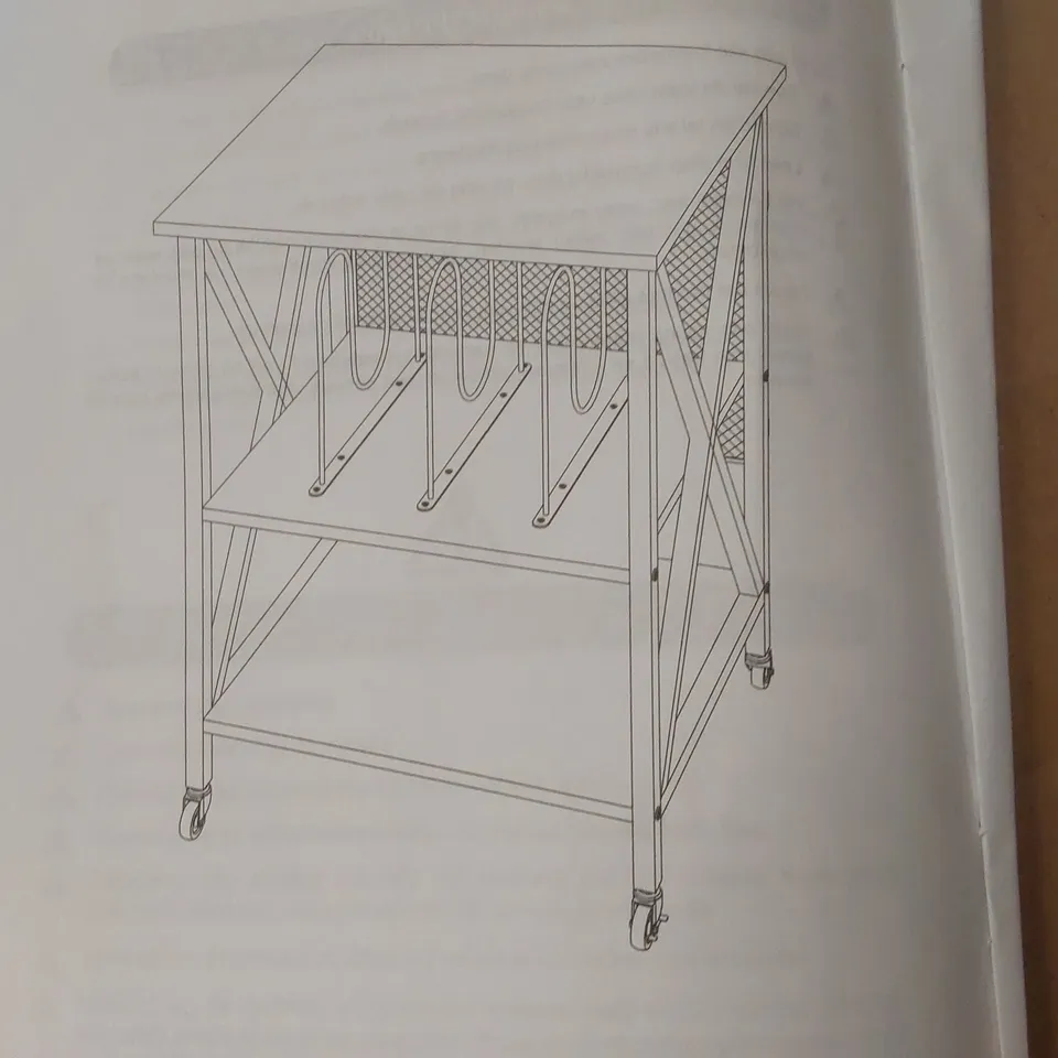 BOXED RECORD STORAGE CABINET 