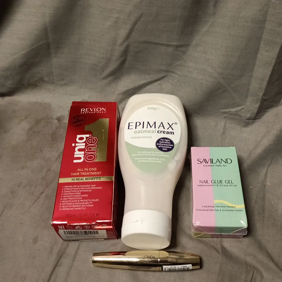 APPROXIMATELY 15 X ASSORTED COSMETIC ITEMS TO INCLUDE REVLON, EPIMAX, SAVILAND, L'OREAL ETC