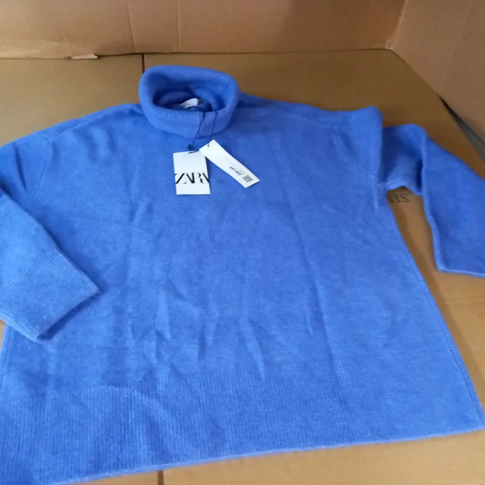 ZARA PURPLE HIGH NECK JUMPER - S