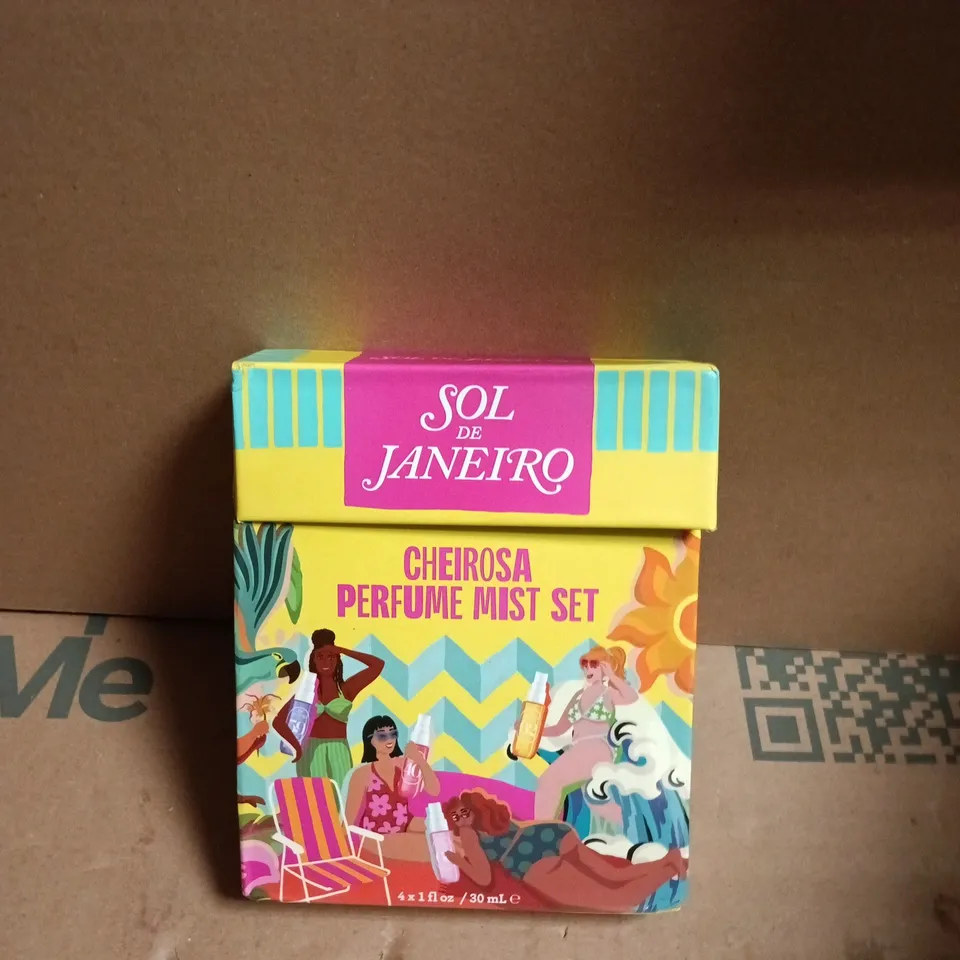 BOX OF APPROXIMATELY 14 ASSORTED COSMETIC ITEMS INCLUDING SANTUARY SPA , LYNX GOLD AND SOL DE JANEIRO PERFUME MIST SET 