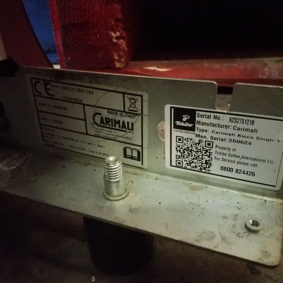 CARIMALI KICCO 2 TRADITIONAL COFFEE MACHINE