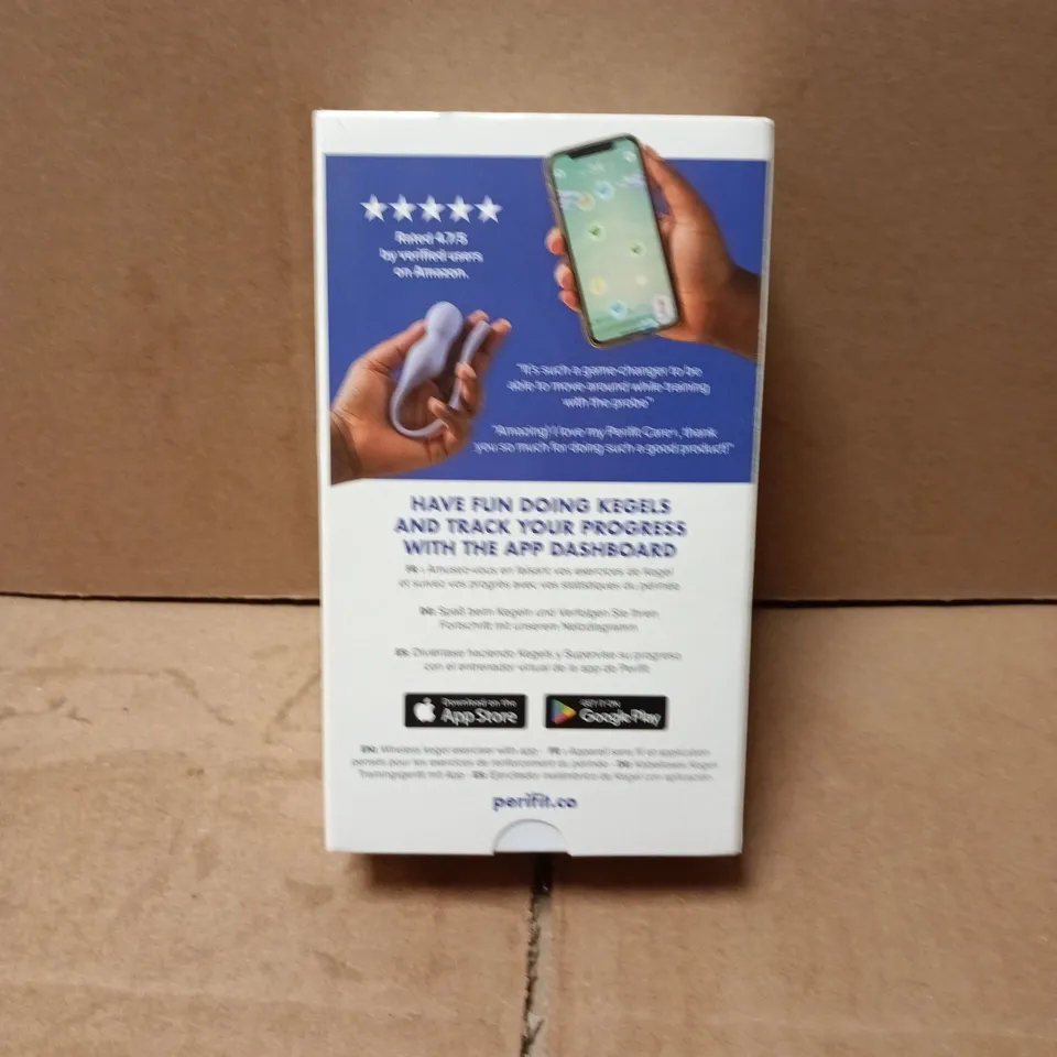 SEALED PERIFIT CARE+ KEGEL EXERCISER WITH FLAPPY BIRDS APP